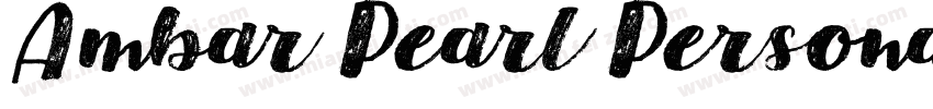 Ambar Pearl Personal字体转换